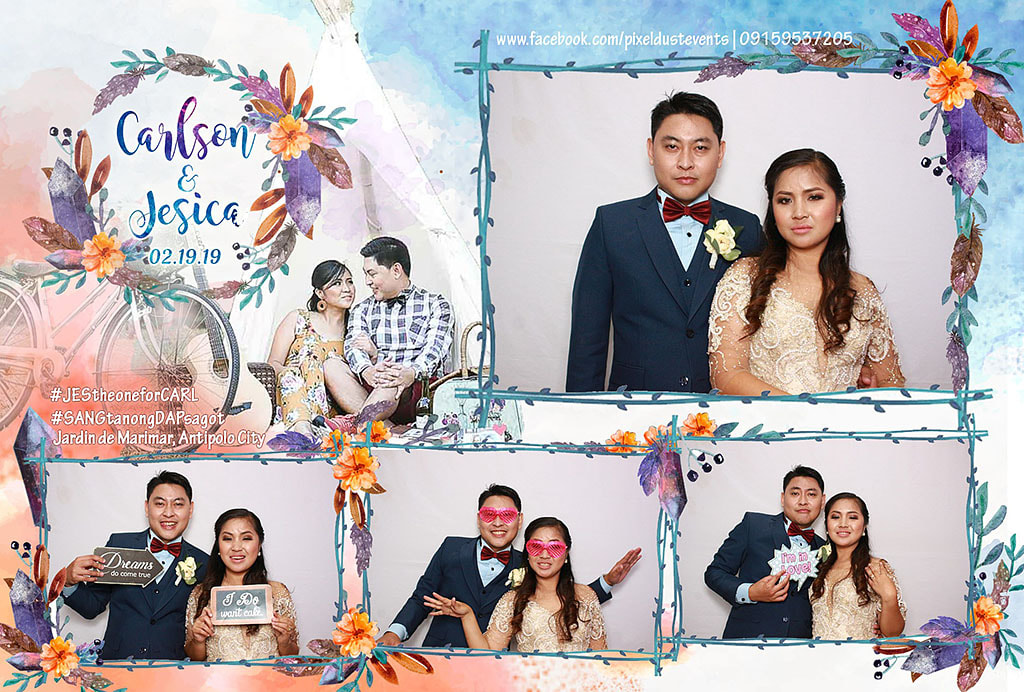 Boho Themed Wedding Photobooth in Marikina