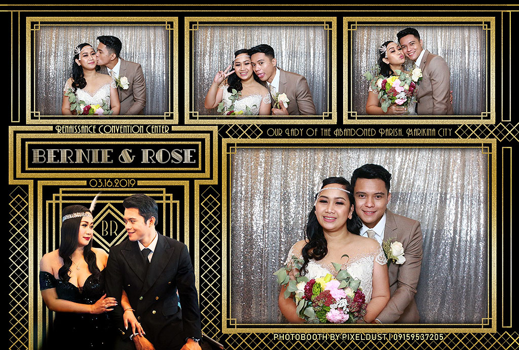 Gatsby Themed Wedding Photobooth for Zyrus Imperial