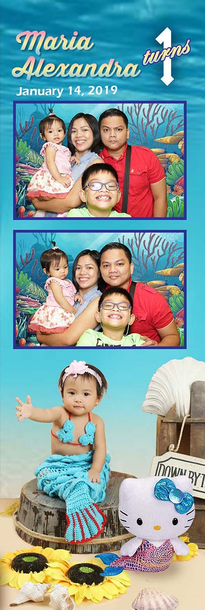 Moana X Mermaid X Hello Kitty Themed Photobooth