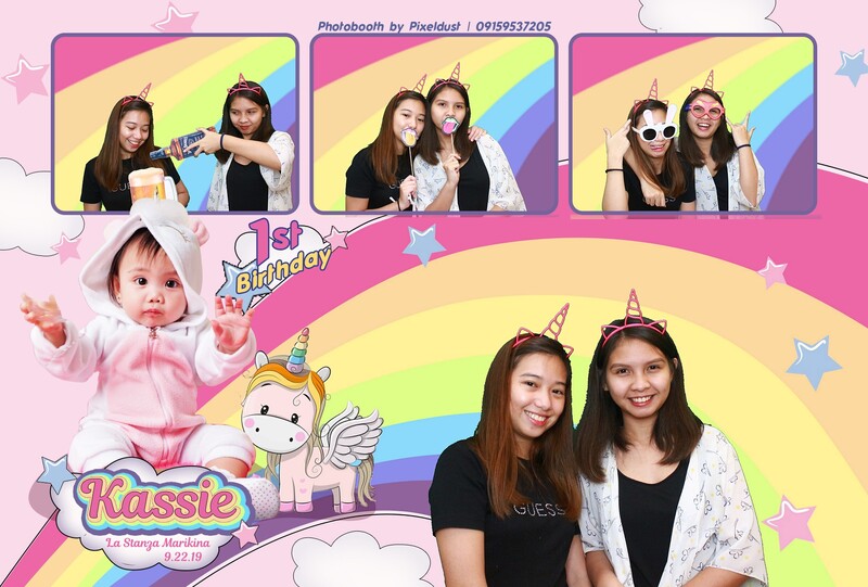 Photobooth for Kassie's 1st Birthday at the La Stanza Events Place in Marikina