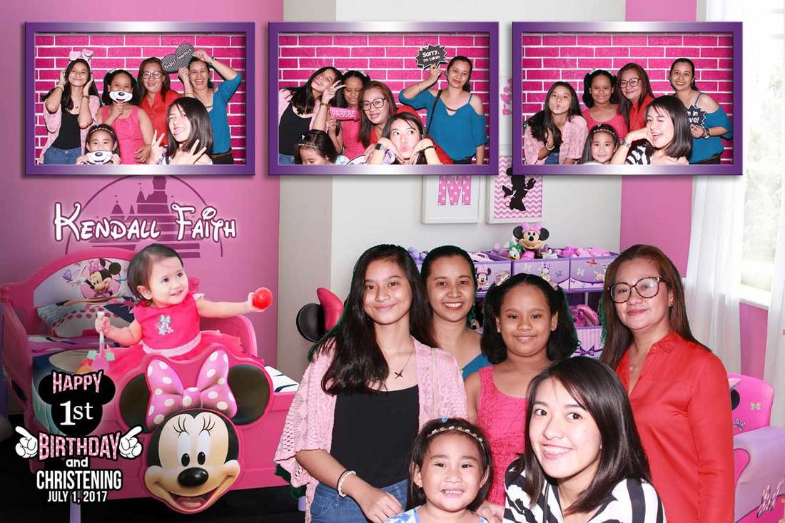 Minnie Mouse Themed Photobooth For Kendall S First Birthday